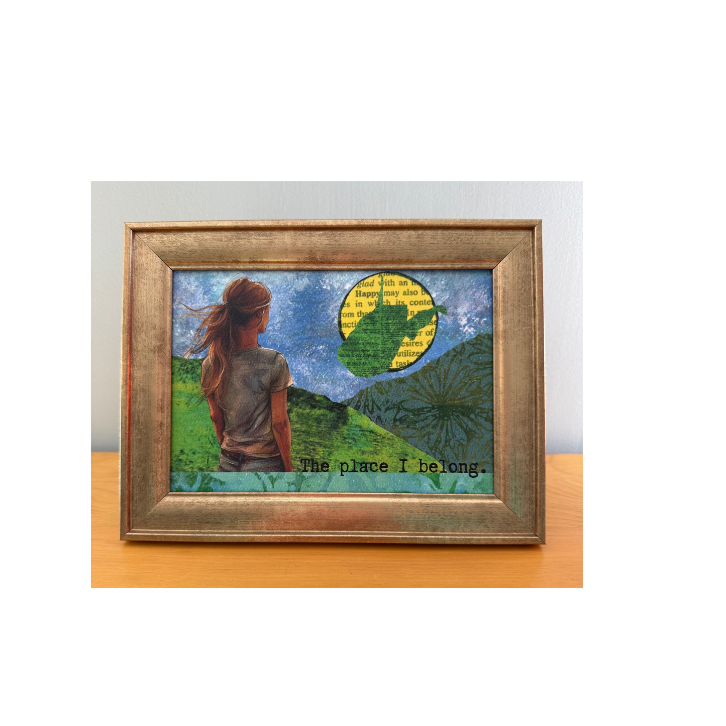 The place I belong West Virginia art print